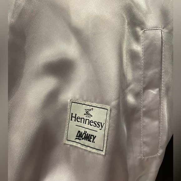 Hennessy White Jacket with Orange Accents. - Picture 3 of 5